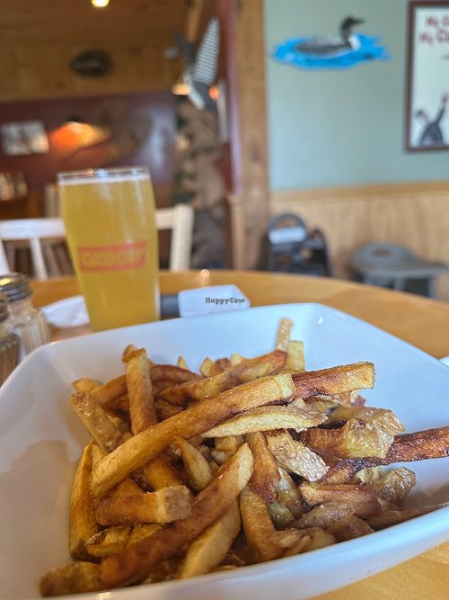 Great fries and a fun lakeside atmosphere.   at Parkside & Main in Rangeley