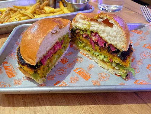 Vegan burger at Shelby’s | Smash Burgers in Euskadi
