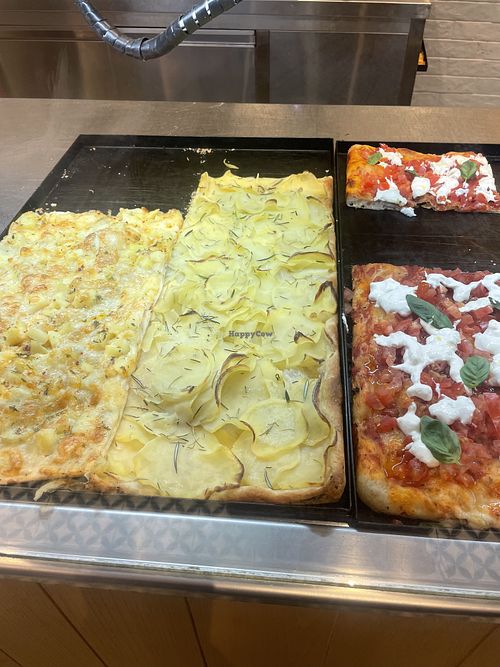 Potato slice is vegan   at Alice Pizza - Dergano in Milan