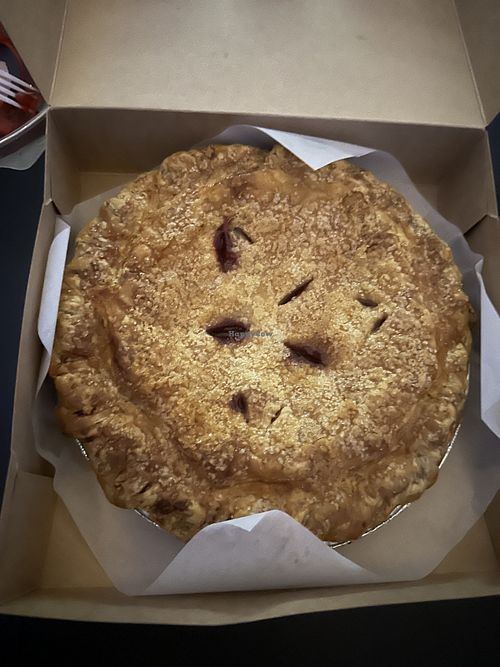 Cherry pie  at Livin' The Pie Life in Arlington