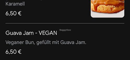 Veganer bun süß at Pondji in Berlin