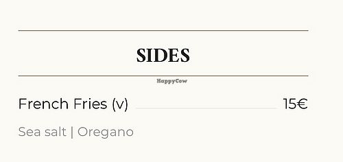 Vegan sizes  at 180° Sunset Bar in Mykonos