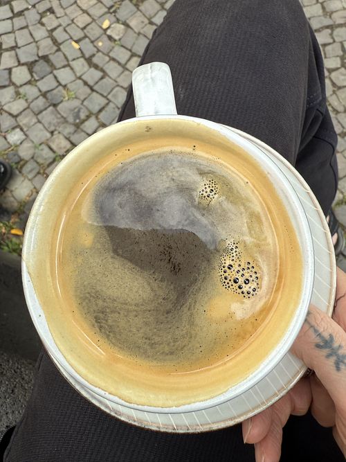 americano  at Café Boxenstopp in Cologne