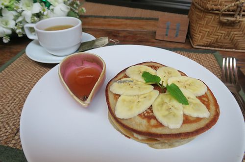 Banana Pancakes  at Green Tiger House in Chiang Mai