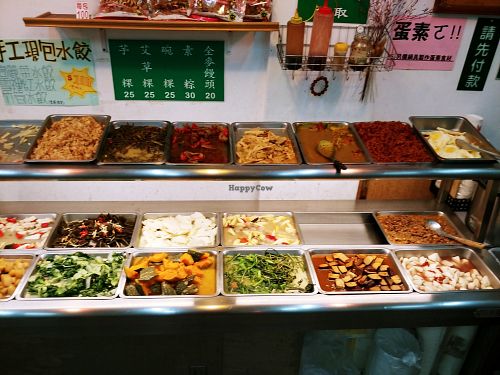 Buffet 1 at Zhong Xin Vegetarian in Taichung