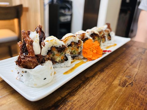 Pacifica Roll  at Tane Vegan Izakaya - Highland Park in Los Angeles