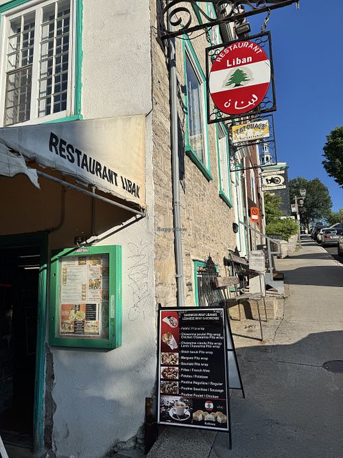 Sign   at Restaurant Liban in Quebec