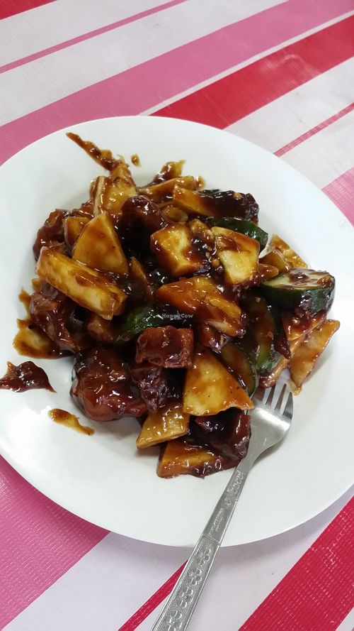 veggie dish at Bu Zing Vegetarian Food in Butterworth