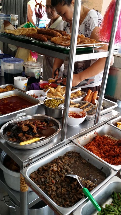 Food at Shan Lai Vegetarian Stall in Penang