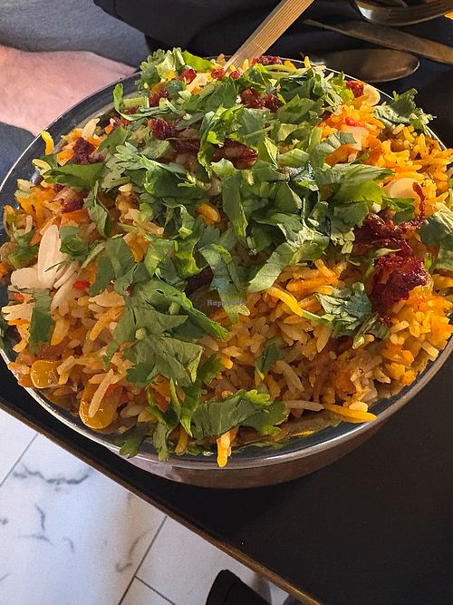 Biryani at Lazeez in Rocky Mount