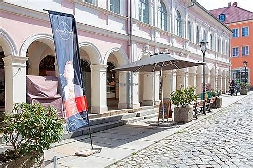 Außenbereich des Cafes at Café Emilia  in Bautzen