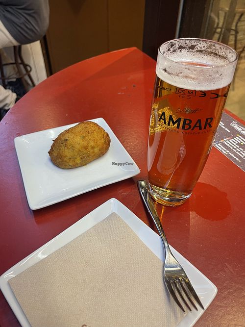 Croqueta mit Karotte, Mangold und Curry  at CroquetArte Tubo | Zaragoza in Zaragoza