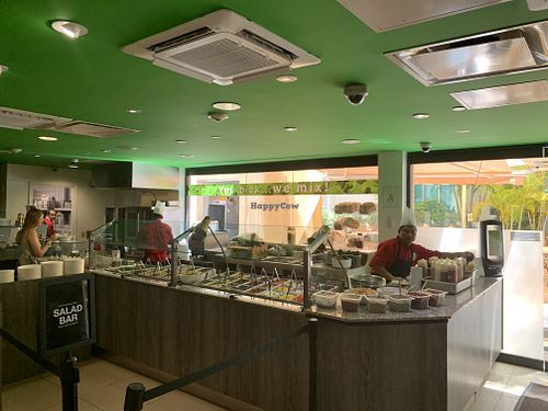 Salad bar at Cafe 4 in Hamilton