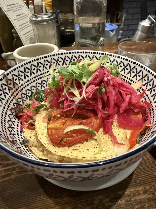The vegan bowl  at Jam Cafe - Beatty Street in Vancouver