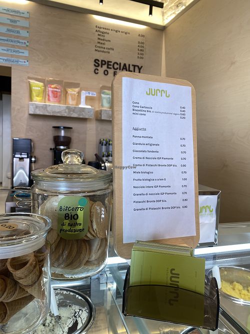 Additional elements. Some are vegan  at Jurri in Desenzano Del Garda