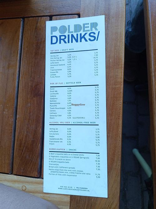  at Cafe Restaurant Polder in Noord-holland