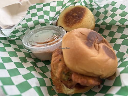 Vada pav  at Foodie Mumbhaiya in Portland