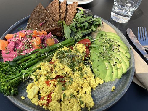 Vegan breakfast   at Social Brew - Kultorvet in Copenhagen