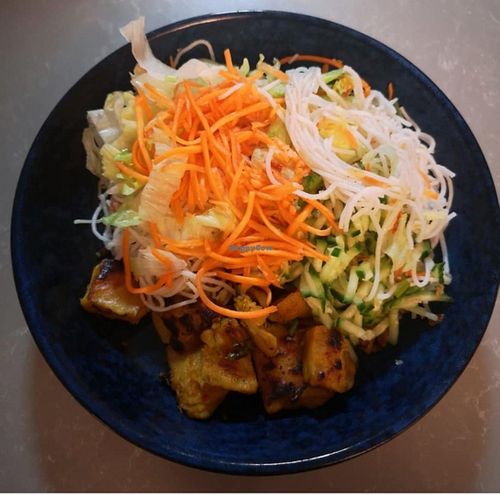 Plant Based Lemongrass Chilli Chicken at Roll'd in Mandurah