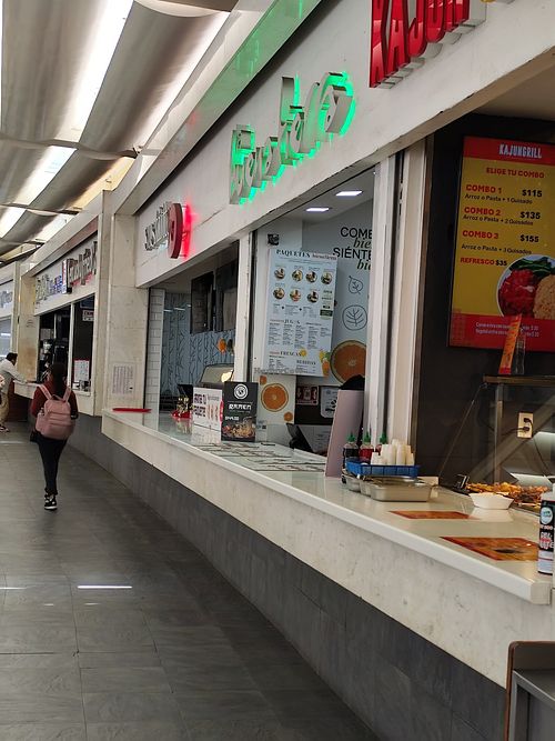 It's the one with the green writing at La Buena Tierra Antara in Ciudad De México