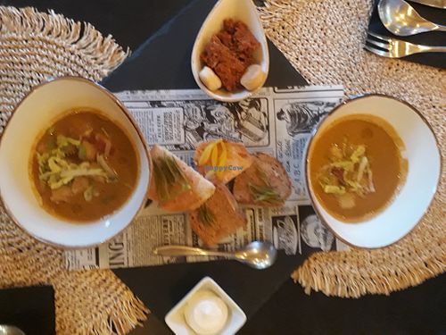 Spanish night: starters at Villa Vegana in Mallorca