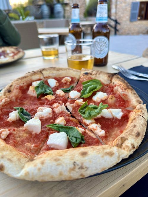 Vegane Pizza (Sonderaktion, nicht regulär erhältlich)  at Villa Vegana in Mallorca