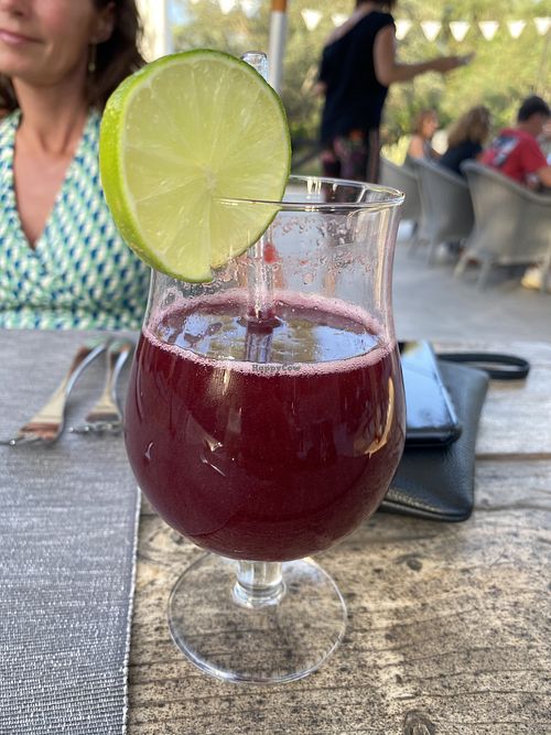 Alkoholfri drink at Villa Vegana in Mallorca