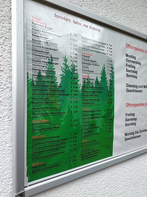  at Imbiss zum Rathsfeld in Kyffhaeuserland