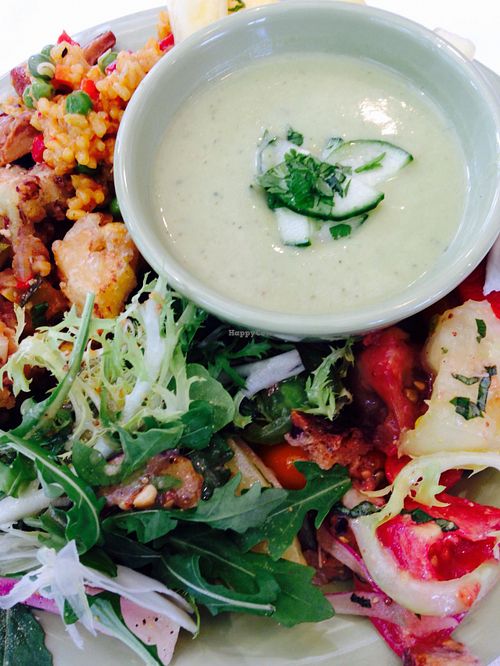 Vegan market brunch with amazing choices at Equinox Restaurant in Washington