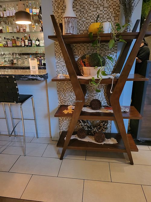 Contemporary decor at Equinox Restaurant in Washington