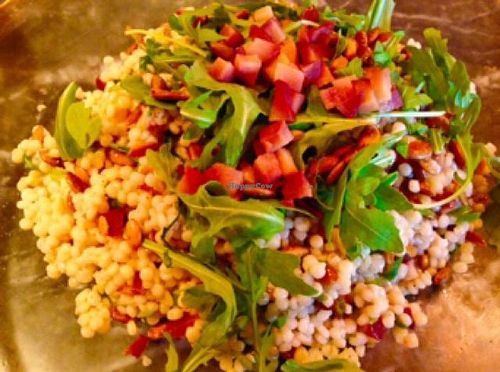 Cous Cous Salad with apple & pumpkin seeds at Equinox Restaurant in Washington