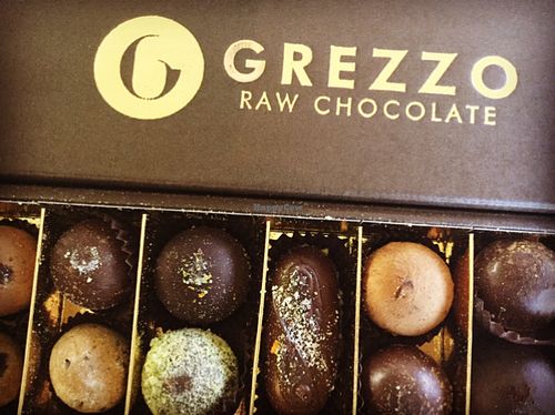 Love this chocolate ♡ at Grezzo Raw Chocolate in Rome