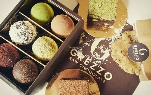 so delicious at Grezzo Raw Chocolate in Rome