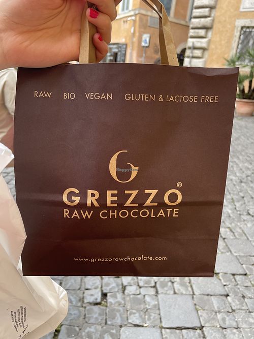   at Grezzo Raw Chocolate in Rome