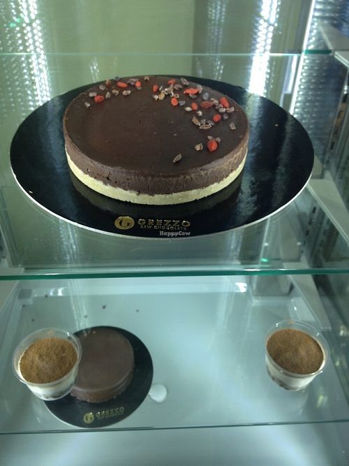 Cakes at Grezzo Raw Chocolate in Rome