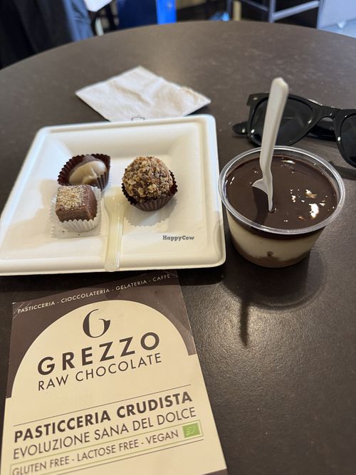   at Grezzo Raw Chocolate in Rome