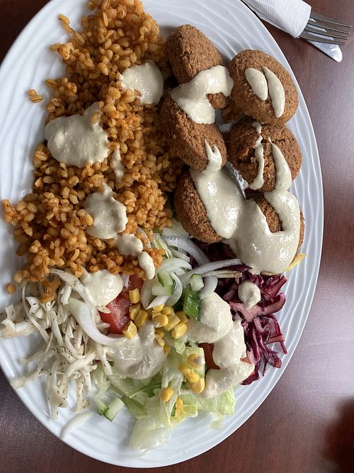 Falafel Teller  at Sidad Kebap & Pizza  in Freiburg