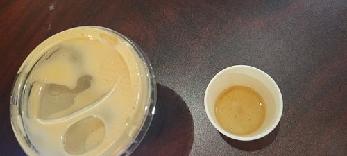 House nitro cold brew w/homemade Salted Cardomam syrup at Firecreek Coffee Company in Flagstaff