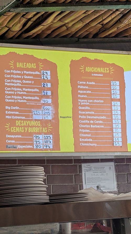  at Baleadas Olanchito in Tegucigalpa