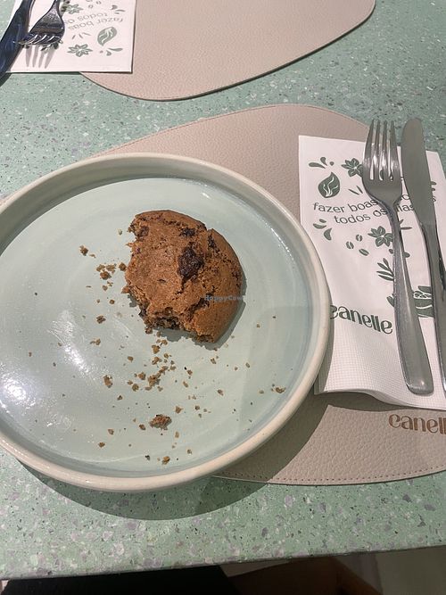 Cookie vegano  at Canelle in São Paulo