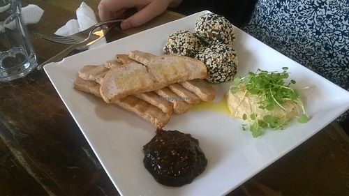 Sesame balls at fuel at the petre dish in Wanganui