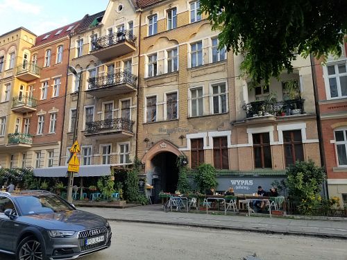 Outside patuo at Wypas in Poznan