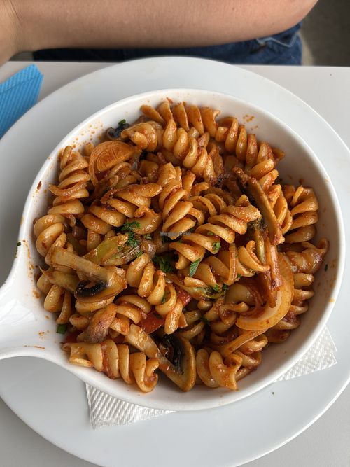 Pasta arrabiata   at Cantinho da Pizza in Sao Jorge