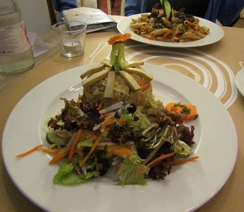 My lovely first meal at Rizsa17 in Budapest