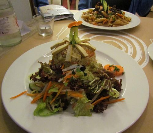 My lovely first meal at Rizsa17 in Budapest