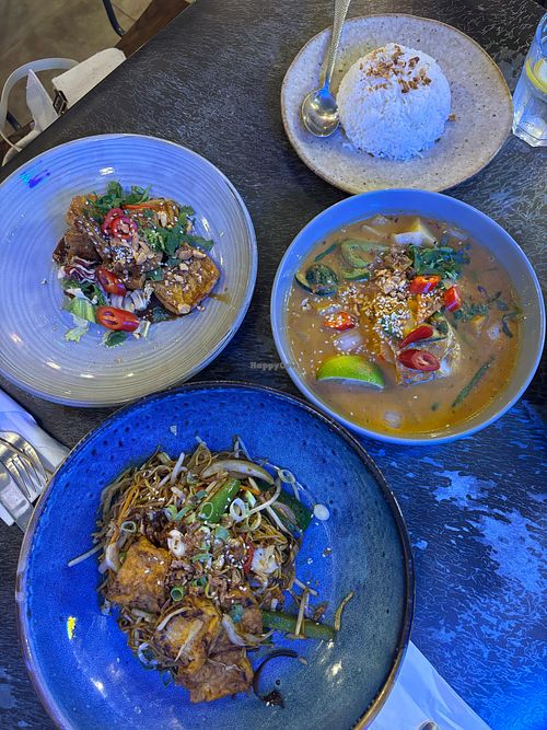 Vegan and tofu dishes   at Sumo Pan Asian in Hessle