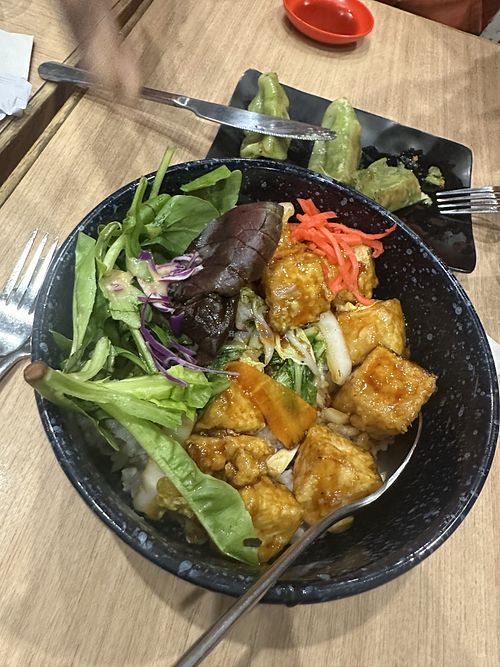 Tofu teriyaki   at Condor Japanese Restaurant in Sydney