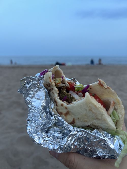 Falafel pita  at Beyti Turkish Kebab in New York