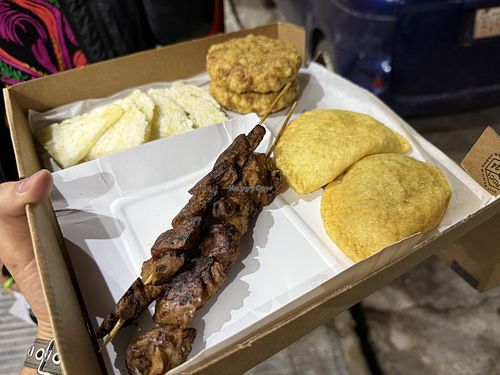 Traditional San Juan food!  at Catsa in Asuncion