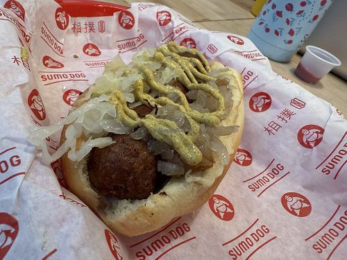 New York Dog vegan   at Sumo Dog - Food Stand in Napa